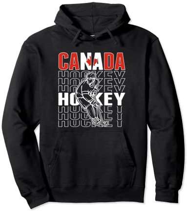 Canada Ice Hockey Fans Trikot – Support Canadian Hockey Team Pullover Hoodie
