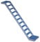 Scafom-rux Außentreppe mit Podest [10 Stufen | mit Framescaff System] Aussentreppe - 2 m Höhe, 58 cm breit - Stahltreppen aussen - Metalltreppe für Garten und Gebäudezugang - Treppen Bausatz