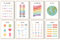 MeinBaby123® pädagogische Lernplakate Lernposter | Bilder Kinderzimmer | 8er Set A4 Poster Set | Alphabet ABC, Zahlen | Vorschule, Grundschule | Wandposter Premium (Lernposter - 8ter Set)