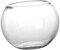 Vase rond pour centres de table - Vase en verre transparent - Grand vase pour fleurs - Vase en verre pour station de culture - Bougies flottantes - Bocal à poisson rouge