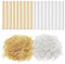 PH PandaHall 400 cuentas extralargas de corneta, 31 ~ 34 mm x 3 mm, cuentas de cristal de corneta de tubo de cuentas de semillas para manualidades, cuentas espaciadoras sueltas para flecos, aretes,