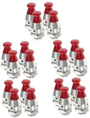 OSALADI 20 Pièces Soupape De Sécurité pour Autocuiseur Marmite à Vapeur Limiteur De Pression pour Soupapes De Surpression pour Autocuiseur Turluttes Miroirs PRF Poêle