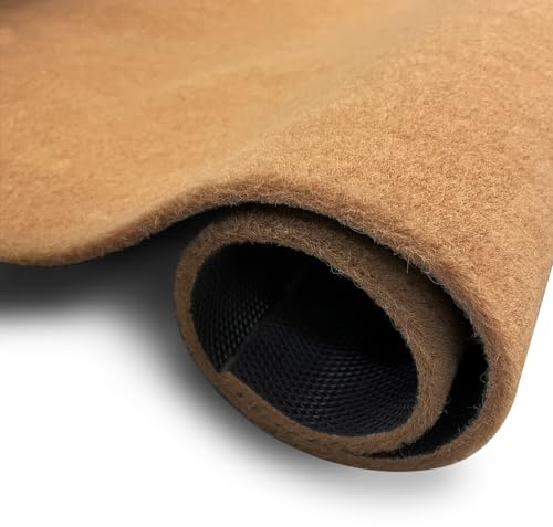 OLIVO.shop Felpudo de Coco Sintético a Medida, Atrapa la Suciedad, Alfombra para Exterior e Interior, Ecológica, de Imitación en Rollo (120 x 100 cm)