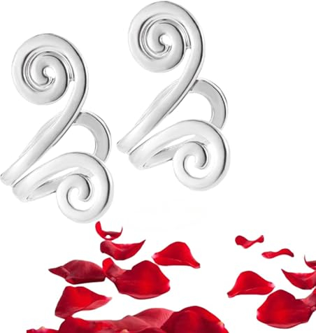 EHOTER Akupressur Schlankheits Ohrringe Magnetische Lymphdrainage Ohrringe Mag Studs zum Abnehmen Non-Piercing Ohrringe Ohrklammer Schmuck für Frauen Muttertag Mädchen Geschenk (B)