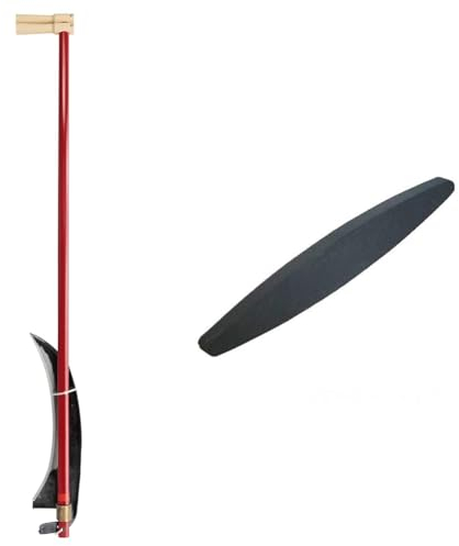 Leborgne Faux À BROUSSAILLES 55 CM 275551 & Silverline 993062 Pierre à faux 225 mm