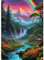 MOGTAA 5D Diamond Painting Erwachsene, Landschaft Diamant Painting Bilder Erwachsene Anfänger, DIY Diamond Art Regenbogen Diamant Malerei Bilder für Home Wand Dekor 30x40cm