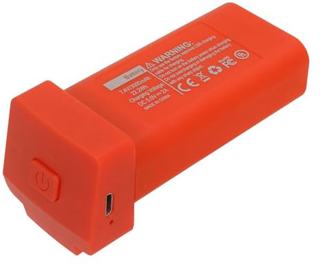 3000 MAh 7,4 V Drohnen-Lithium-Akku mit Robustem Gehäuse, Lange Akkulaufzeit für LYZRC L800 PRO2 (ORANGE)