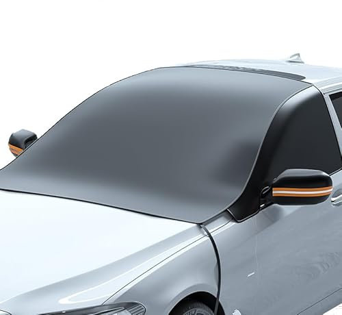 MOOWI Frontscheibenabdeckung Auto für Mini Countryman Clubman R52, Scheibenabdeckung Winter Windschutzscheibe Autoscheibenabdeckung Faltbare gegen Frost Schnee EIS