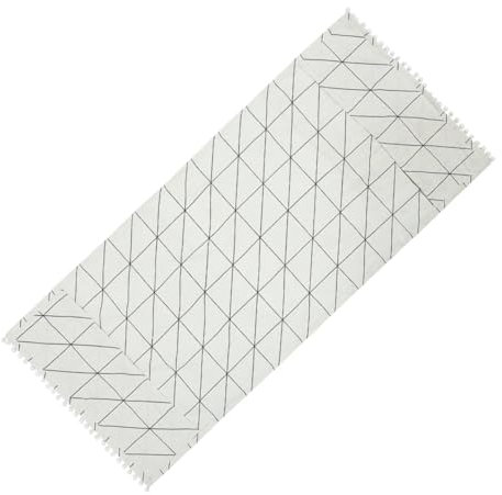 MUSISALY Housse De Réfrigérateur Pour Machine À Laver Four À - Sèche-linge Coton Et Lin 30 X 90 Cm Motif Blanc Décorative