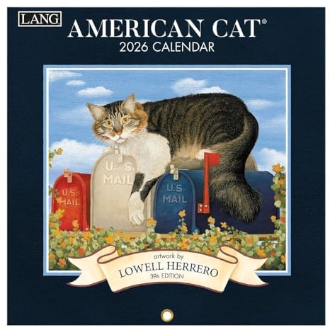Lang, American Cat 2026 Mini-Wandkalender