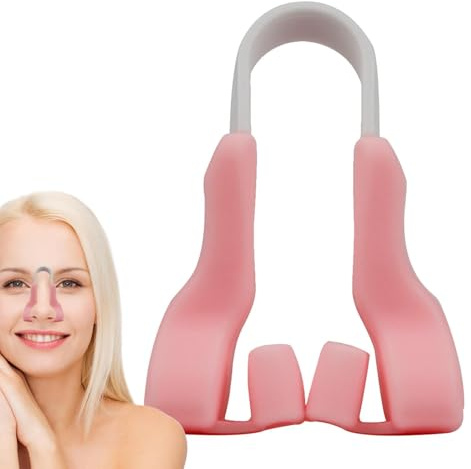 Lève-nez - Correcteur de nez, Remodelage nasal | Redresseur de nez confortable, Réducteur en silicone doux, Pince-nez pratique pour affiner et sculpter le nez naturellement, Adapté aux adultes et adol