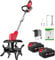 Motozappa senza fili per Batteria Makita 21V, Motozappa a Batteria Con 2 batterie da 4000 mAh e caricatore, larghezza di lavoro 30 cm, profondità di lavoro 36 cm, Motozappa Elettrica