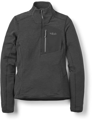 Rab Women's Ascendor Light Fleece Pull-On | Half-Zip Coat, for Climbing, Skiing, & Mountaineering