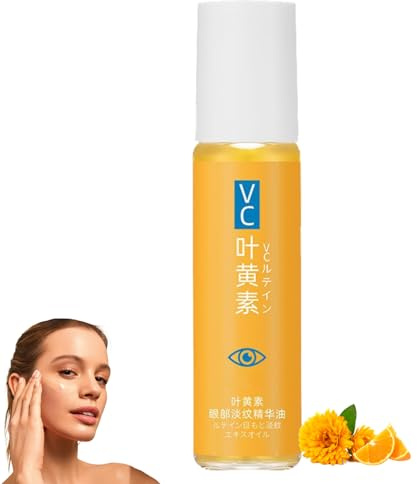 Lutein Augenserum,Vitamin C Augenserum für Falten,Falten Serum,Augenringe Entfernen,Tränensäcke & Fältchen,Feuchtigkeit Augenpflege gegen Schwellungen & dunkle Ringe,für alle Hauttypen