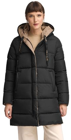 Polo Club Abrigo Reversible de Mujer y con Capucha fija - Chaqueta Invierno