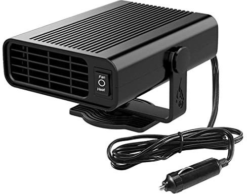 Auto-Heizung, 12 V, tragbare Heizung für Auto, 2-in-1-Heizung und Ventilator, Zigarettenanzünder, Auto-Heizungen für Fahrzeug, SUV, Wohnmobil