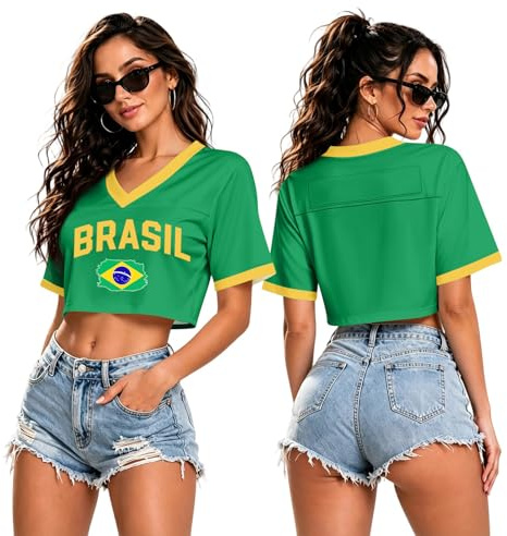 Camiseta España Mundial 2026 Camiseta España Mujer Retro Mundial 2026 Sport Camisetas De Futbol Aficionados Al Fútbol Camisetas Casual Manga Corta Ropa Argentina Spain Brasil Fans Top M
