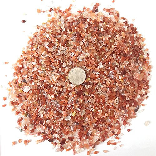 AITELEI 1 lb natürlichen roten Kristall getrommelt Chips zerkleinerte Stein Healing Reiki Kristall unregelmäßige geformte Steine Schmuck Machen Heimtextilien