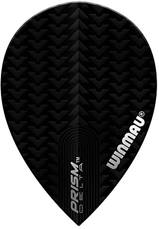 Winmau Darts Sport Prism Delta Birne Flights Pack 10 - Schwarz, One Size