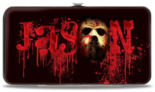 Buckle-Down Damen Standard Scharnier Geldbörse - Friday The 13th Jason, 17,8 x 10,2 cm