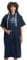 HOMELEVEL Badeponcho Unisex - Surf Poncho aus 100% Baumwolle - Handtuch für Erwachsene - Bademantel für Damen und Herren - Badetuch mit Kapuze