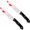 VEYLIN 2 Pack Halloween Bloody Knife Prop Decoration Party Costume Accessory 30cm Long