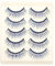Minkissy Thick Diamond False Eyelashes for Party Cosplay Lashes Glitter Lashes Exaggerated Makeup Set