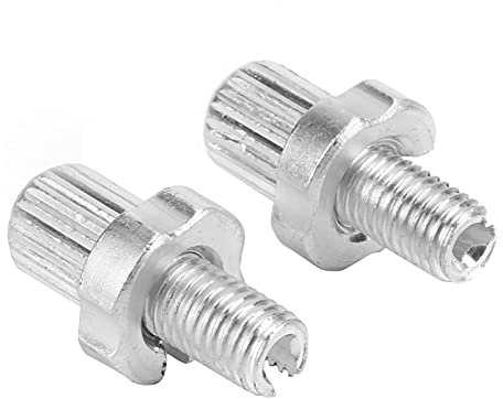 Akozon 2pcs M7 Brake Handle Lever Adjusting Screws Fastener Bolts, Brake Cable Adjuster Aluminium Alloy for Road Mountain Bikes