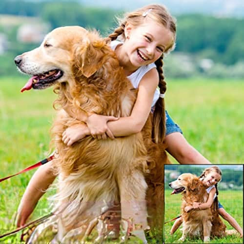 lona impreso personalizado a partir de imágenes para tu pared, pósteres para habitación estética, sala de estar, boda, bebé, mascota, marco de fotos familiar, arte de pared (cuadrado completo de 30 x