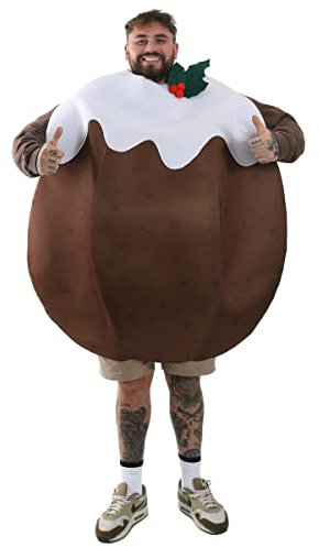 Fancy Dress Costume - Unisex Christmas Pudding Tabard - Funny Costume - One Size