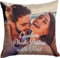 Personalisiertes Kissen Fotokissen Doppelseitig mit Eigenen Foto & Text | Beidseitig Kissen mit Foto- mit Bild Selbst Gestalten Fotogeschenk für Sofakissen Dekokissen (45 x 45 cm, Nur Kissenbezug)