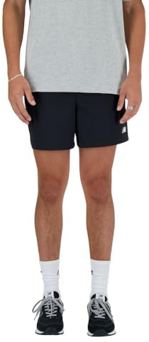 New Balance Herren Athletics Stretch Woven 5 Shorts, Schwarz, Mittel