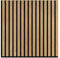 Phoenix Artpanel Paneles Acusticos Decorativos con Laminas de Madera y Fieltro para Pared 60 x 60 x 2.1 cm (8 Piezas, Roble)