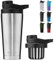 Greatyos Stainless Steel Shaker Bottle with Noise-Free Design - Patented 24 oz Insulated Metal Shakers Bottles Cup for Protein Mixes and Pre Workout 100% Leak Proof (Steel)