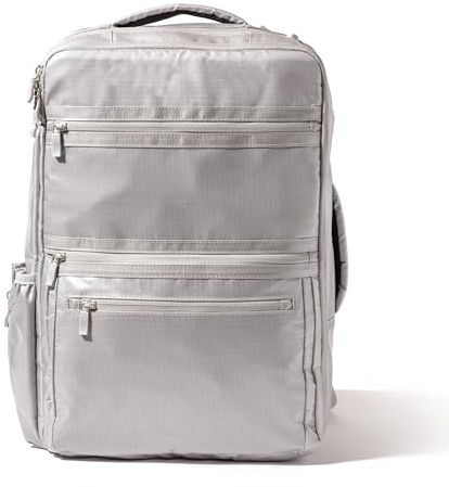 Baggallini Moderner wandelbarer Reiserucksack für Damen, leicht, 30 x 45 x 21,6 cm, Reisetasche, Wochenendtasche, mit Laptoptasche, Sleet Gloss Ripstop, Einheitsgröße