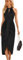 RPAEOY Robe Femme Sexy Sans Manches Fendue Longue Cocktail Élégant de Soirée Party Fête (Noir, L)