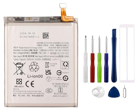 Swark Batterie de rechange 4855 mAh EB-BS928ABY compatible avec Samsung Galaxy S24 Ultra SM-S928B avec kit d'outils