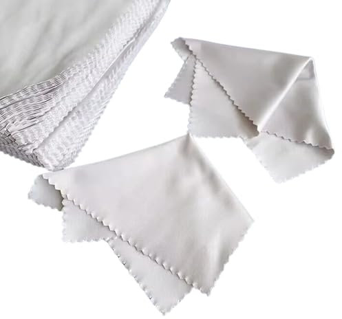 HAUSHALTSHELDEN Premium Mikrofaser Brillentücher 10er Pack • Optikerqualität • Kratzerfreies Reinigen, Wiederverwendbar & hochwertig - gegen Schmutz, Staub, Fett & Fingerabdrücke - 15x15cm