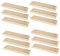 ibasenice 12 STK Domino-präsentationsständer Tischdeckenklammern Antirutsch-Pads Zubehör Domino-ständer Desktop-Domino-Racks Domino Halter Selber Machen Holzständer Domino-Halter Hölzern