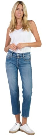 Le Temps des Cerises Pulp Jeans Regular Ami Hohe Taille 7/8 Blau, blau, 25W