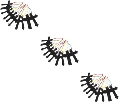 Abaodam 3 Sätze Lesezeichen kratzen kratzbilder für for mehrfarbige Perlenkette kratzpapier Abs Kratzmalerei zu Ostern ostern kratzen basteln Black