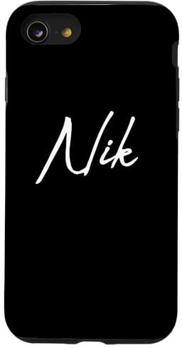 Beautiful Handwritten Font Nik Calligraphy Hülle für iPhone SE (2020) / 7 / 8