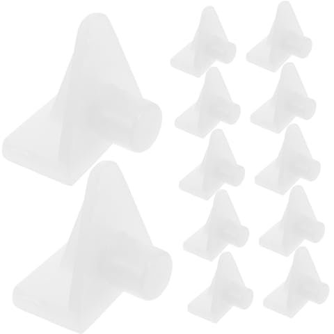 DIYEAH 100stücke Regalträger Weiß Regalhalterung Weiß Kunststoff-regalclips Clips Für Bücherregale Schrankregalstützen Stifte Für Holzregale Schrank-regalstifte Ersatz-regalstifte Verrieg
