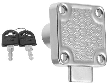 Tofficu Cerradura Para Gabinete Con Llave Cierre De Acero Inoxidable Resistente Para Puertas y Vitrinas Seguridad Extra Para Oficina y Hogar Cerradura Embutida Para Privacidad Segura