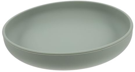 Genérico Plato de Silicona Antideslizante con Base de Succión para Comidas Plato Adaptativo con Elevados para Personas Mayores para Alimentación Independiente
