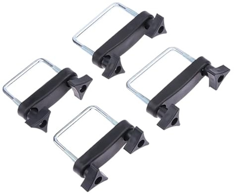 Dachbox Halterung,Halterung Dachbox 4 PCS Auto Dach Rack Korb U-Bolzen Klemmen Montage Fitting Kit Universal Gepäck Rahmen Befestigung Clip(A2)
