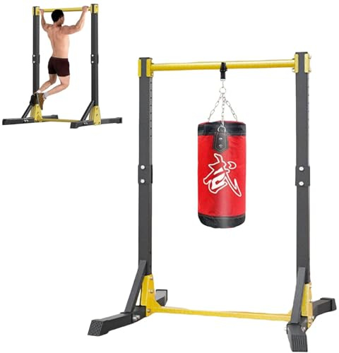 Klimmzugstation – 11 Gänge, Klimmzugstange, freistehender Power-Tower, 180 kg, tragbare Klimmzugstange, Station für Zuhause, Fitnessstudio, Krafttraining, Workout-Ausrüstung, Klimmzug-Dip-Station