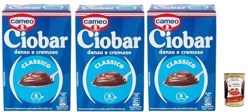 Italian Gourmet Cioccolata Calda Classico Trinkschokolade 3 x 125g | densa e cremosa, 15 Tassen, im Topf oder in der Mikrowelle zubereiten, Gesamtnettogewicht 375 g + Kostenlos Polpa 400g
