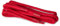 Kaps Lacci Tondi Cerati, Lacci in Cotone 100% naturale, Lacci Eleganti per Vestiti e Scarpe Casual, Made in Europe (75 cm - 29 pollici - 4 to 5 coppie di occhiell / 31 - Rosso)