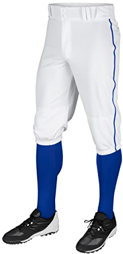 Champro Herren bp101awrps Dreifach Kronen H schen aus Polyester mit Zopf, Weiß, Royal Pipe, S EU